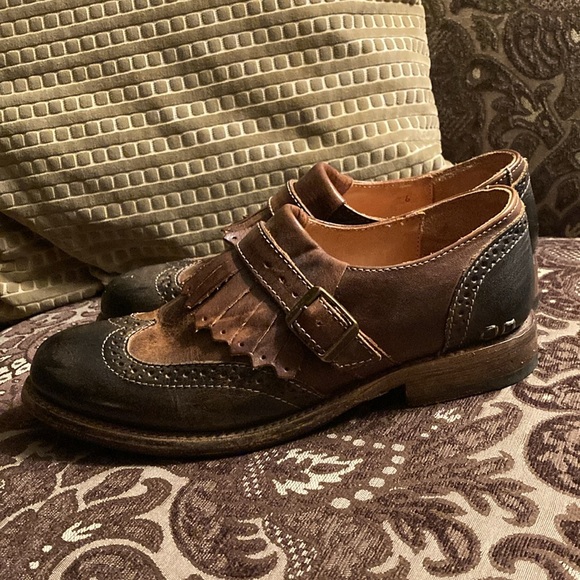Bed Stu Dolly Tuxedo Cobbler Oxford Slip On Size 6 - Picture 10 of 11